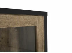 Vitrinekasten|Vitrinekasten|Vitrinekast Esther 110cm - decor - industrial oak