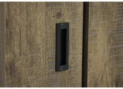 Vitrinekasten|Vitrinekasten|Vitrinekast Etienne 221cm - decor - zwart