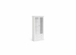 Vitrinekasten|Vitrinekasten|Vitrinekast Paris 96cm - decor - wit