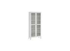 Vitrinekasten|Vitrinekasten|Vitrinekast Roma 89cm - decor - wit