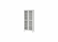 Vitrinekasten|Vitrinekasten|Vitrinekast Roma 89cm - decor - wit