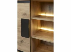 Vitrinekasten|Vitrinekasten|Vitrinekast Sanmarino 120cm - melamine - canyon oak