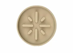 Voerbak Sili Trage voederbak 700ml - silicoon - zand- Voerbakken