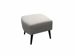 Voetenbank Canto 52x50x43cm - stof - nature- Poefs & Voetenbankjes