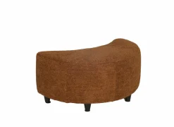 Poefs & Voetenbankjes|Voetenbank Lepanto 85x53x42cm - stof - sunglow orange