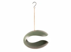 Vogelhuisje 24,5x15,5x18,5cm - bamboevezel - groen- Tuindecoratie