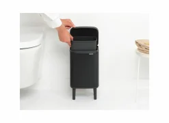 Brabantia Vuilbak Bo Hi 4L mat zwart- Vuilnisbakken|Vuilnisbakken
