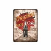 Andere Wanddecoratie|Wanddecoratie Coca Cola 40x30cm - metaal - multicolor