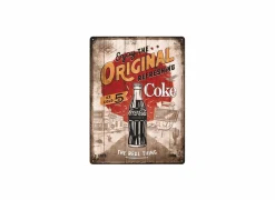Andere Wanddecoratie|Wanddecoratie Coca Cola 40x30cm - metaal - multicolor