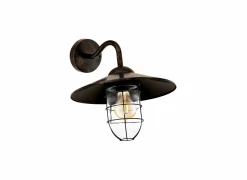 Wandlamp|Wandlamp Melgoa koper 60W E27