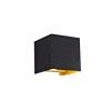 Wandlamp|Wandlamp zwart goud 40W G9