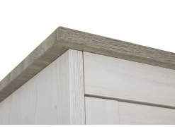 Wandmeubels|Wandmeubels|Wandmeubel 259cm - decor - lariks & bruine eik