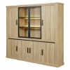 Wandmeubels|Wandmeubels|Wandmeubel Tibo 247cm - decor - French oak
