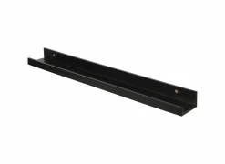 Wandplanken|Wandplanken|Wandplank Bergen 70x10x5cm - hout - zwart