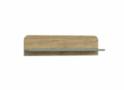 Wandplanken|Wandrekken|Wandplank Hoa 100x22x26cm - decor - mauvella eik & groen