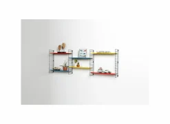 Wandrek Tomado 70x21x68cm - staal - multicolor- Wandrekken|Wandrekken