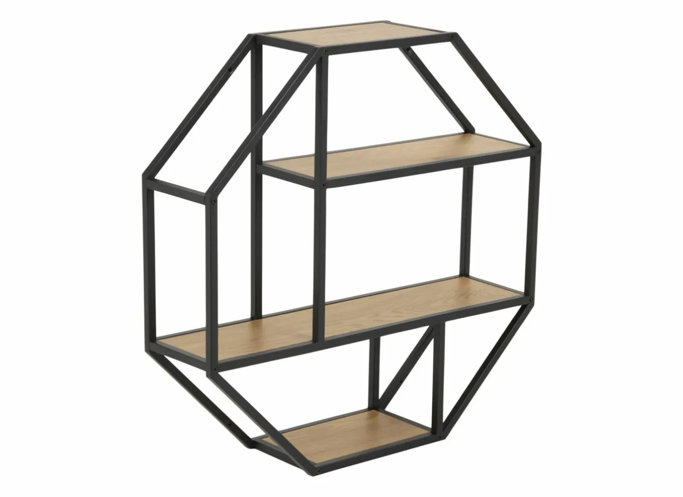 Wandrekken|Wandrekken|Wandrek 77x20x77cm - decor - eik