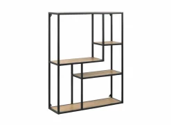 Wandrekken|Wandrekken|Wandrek 75x20x91cm - decor - eik