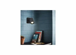 Brilliant Wandspots|Wandspot Marty zand zwart 5W GU10