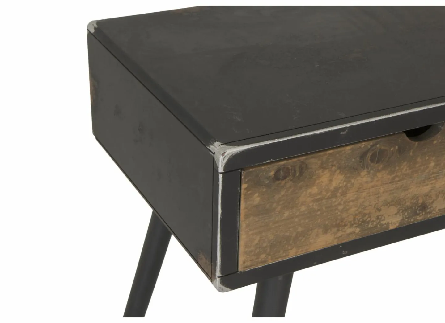 Wandtafel Esperanto 100x42x72cm - den massief & decor - naturel/zwart- Wandtafels|Wandtafels