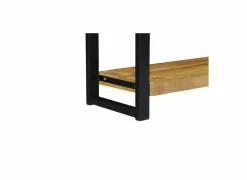 Wandtafel Sanguine 150x35cm - mango massief - natuur- Wandtafels|Wandtafels