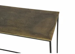 Wandtafel Steam 119x30cm - aluminium & ijzer - antique brass- Wandtafels|Wandtafels