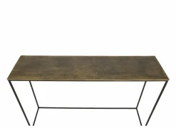 Wandtafel Steam 119x30cm - aluminium & ijzer - antique brass- Wandtafels|Wandtafels