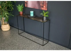 Wandtafel Steam 119x30cm - aluminium & ijzer - antique brass- Wandtafels|Wandtafels