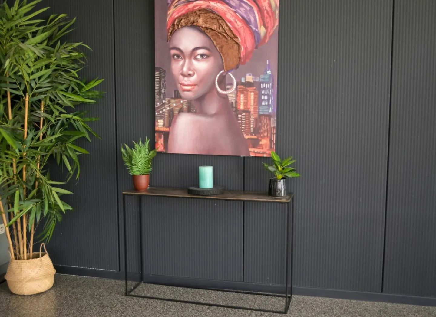 Wandtafel Steam 119x30cm - aluminium & ijzer - antique brass- Wandtafels|Wandtafels