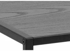 Wandtafel 100x35cm - decor & metaal - ash grey & zwart- Wandtafels|Wandtafels