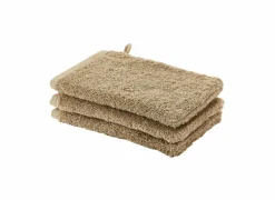 Aquanova Washandje London 16x22cm - katoen - golden- Washandjes