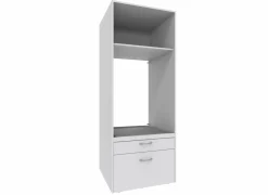 Badkamerkasten|Wasmachinekast Mrk 70x68x185cm - decor - wit