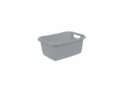 Wasmanden|Wasmand Aenna 55x40x23cm nordic grey