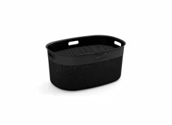 Wasmand Filo 59x39x27cm zwart- Wasmanden