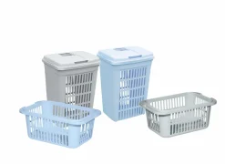 Wasmanden|Wasmand Lingo 66,5x43,5x27cm grijs