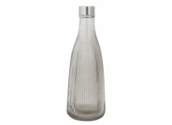 Cosy & Trendy Karaffen|Waterfles Atla 1L - glas - grijs