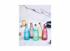 Cosy & Trendy Waterfles Atla 1L - glas - intense bronze- Karaffen