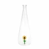 Balvi Karaffen|Waterfles Botanical Sunflower 1L - glas - geel