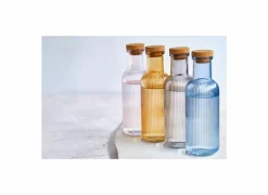 Cosy & Trendy Karaffen|Waterfles Raya 1L - glas - blauw