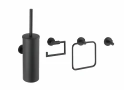 Wc-Rolhouders|Wc-rolhouder Bosio zwart