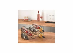 Wijnrekken|Wijnrekken|Wijnrek Smart Kitchen 43x12x22cm - metaal - zwart