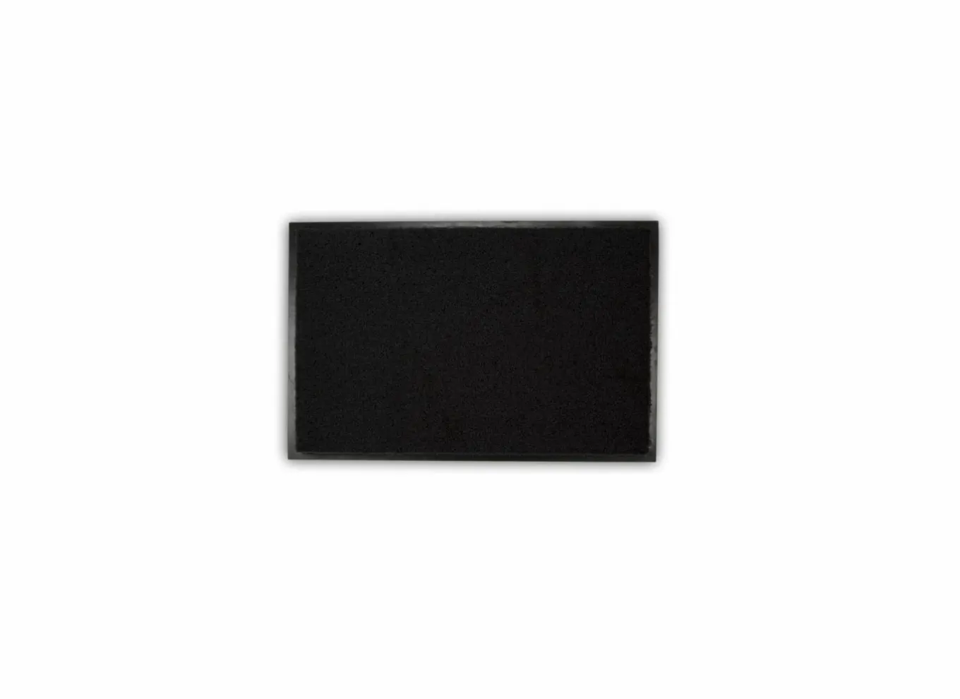 Deurmatten|Deurmatten|40x60cm - katoen - zwart