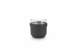 Brabantia Yoghurtbeker Make&Take 0,5L dark grey- Lunchboxen
