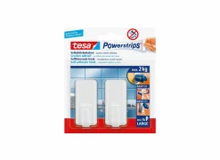 tesa Wandkapstokken|Wandkapstokken|Zelfklevende wandhaak 2kg, 2 stuks