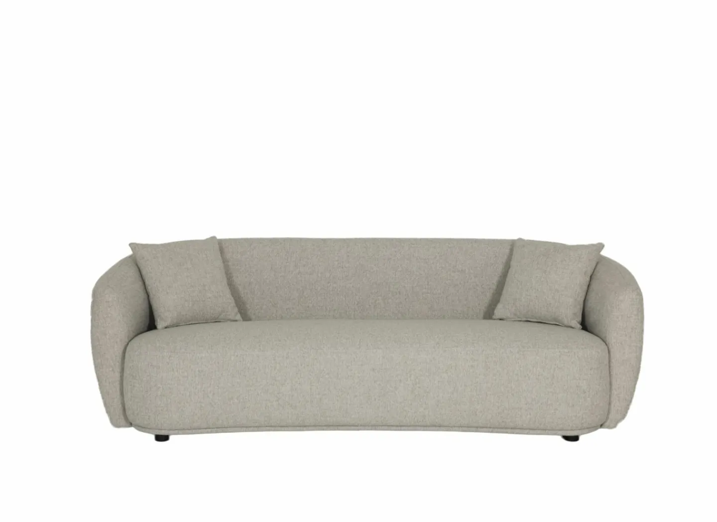 Zetel Aegea 3-zit - stof - lichtgrijs- 3-Zits Zetels|Zetels