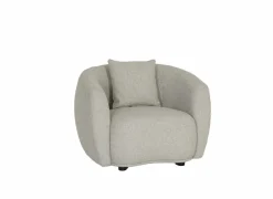 Zetels|Zetel Aegea 1-zit - stof - lichtgrijs