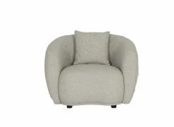 Zetels|Zetel Aegea 1-zit - stof - lichtgrijs