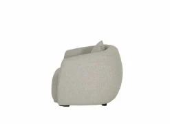 Zetels|Zetel Aegea 1-zit - stof - lichtgrijs