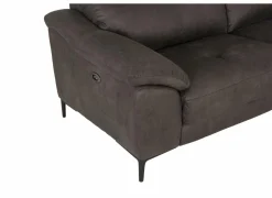 Zetel Angele 2,5+2-zit - stof - bruingrijs met relax- Zetels