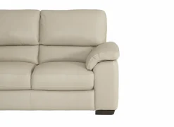 Zetel Aventi 2,5+2-zit - leder - grijs- Zetels